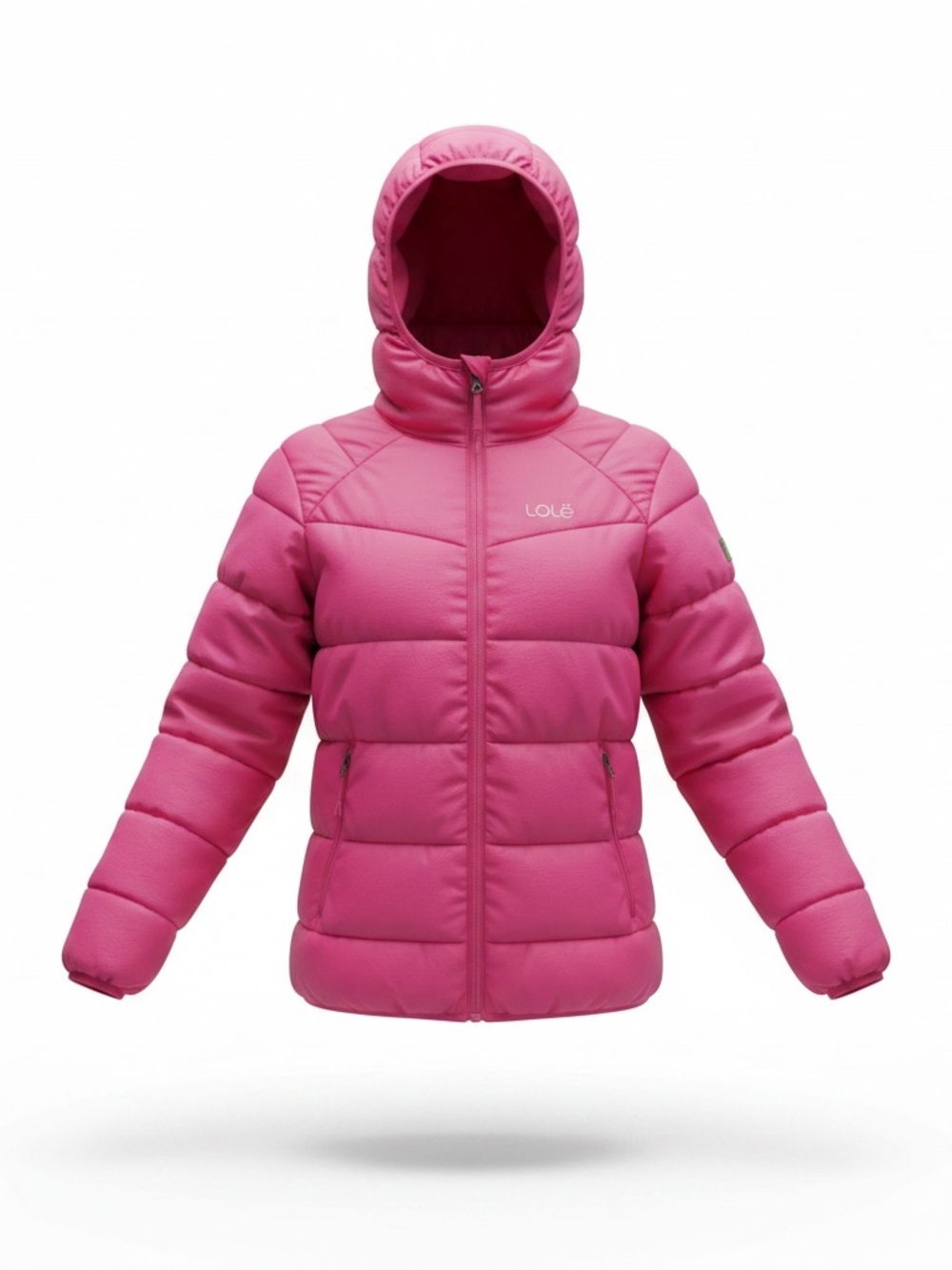 Lole NWOT Kids Packable Pink Hooded Puffer Jacket